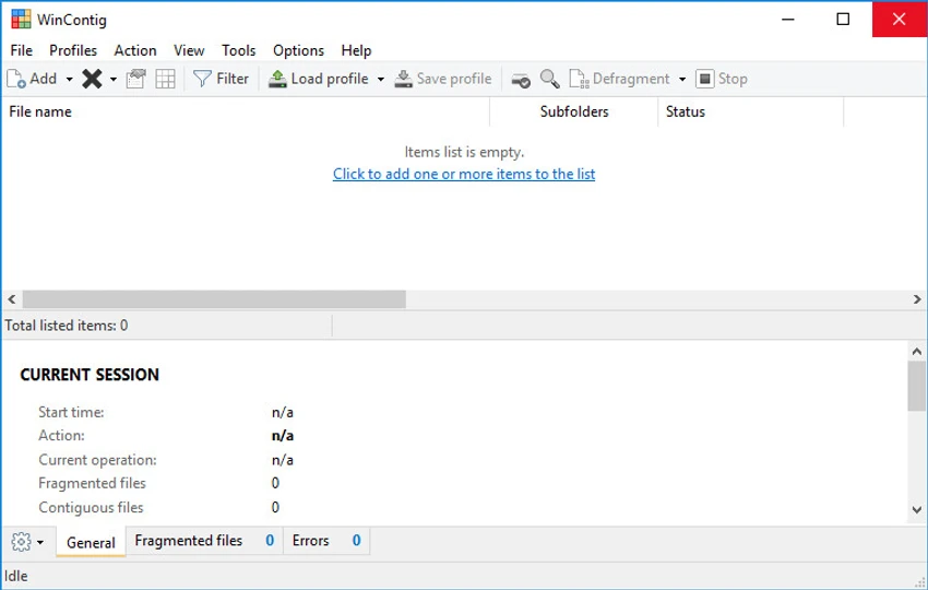WinContig screenshot
