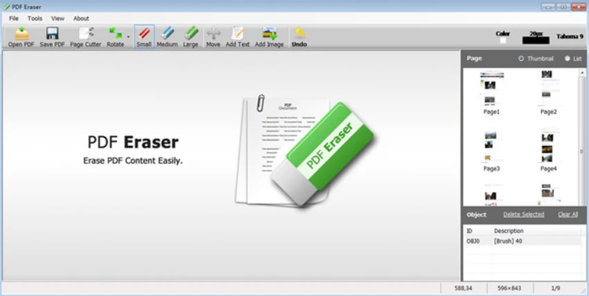 PDF Eraser screenshot