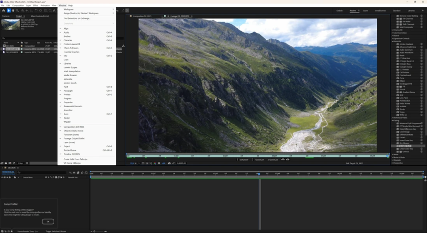Adobe After Effects screenshot