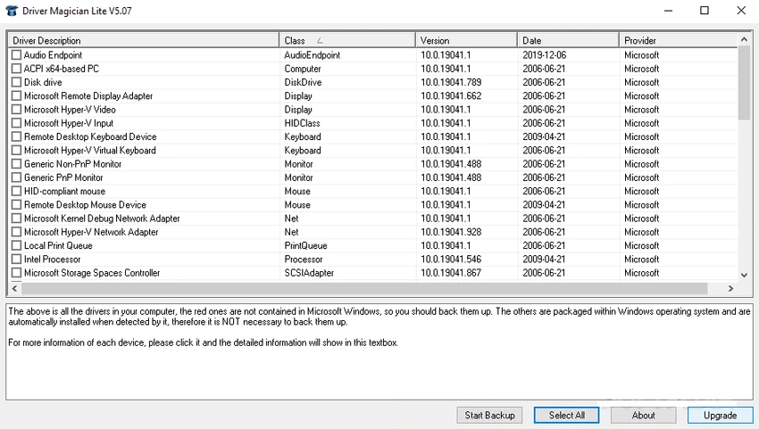Driver Magician Lite screenshot