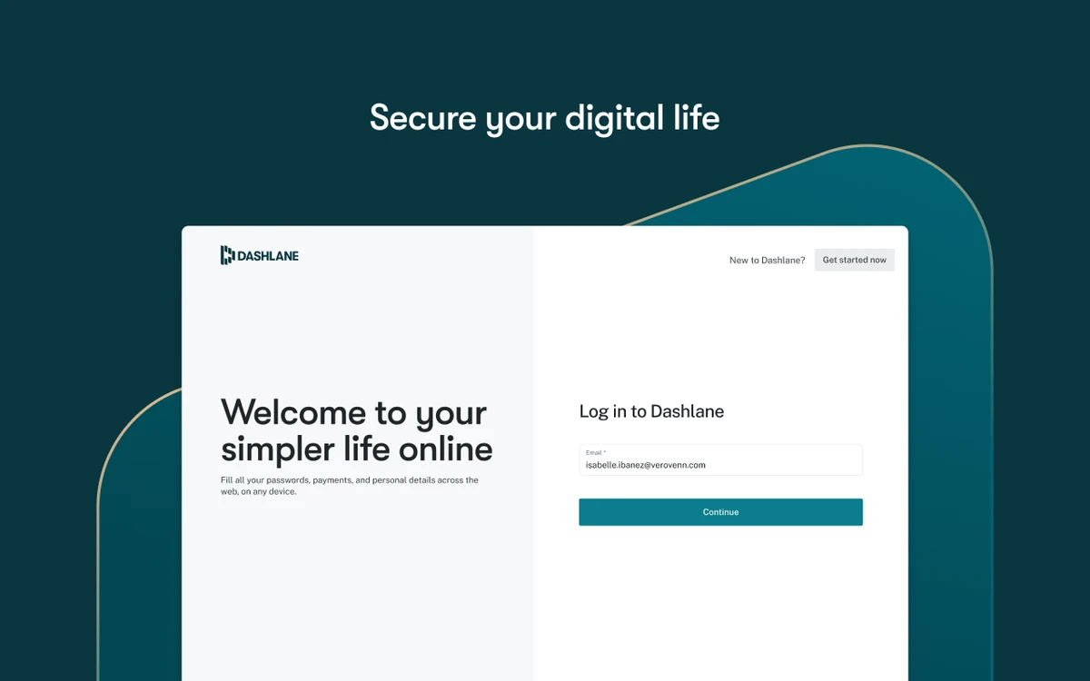 Dashlane screenshot