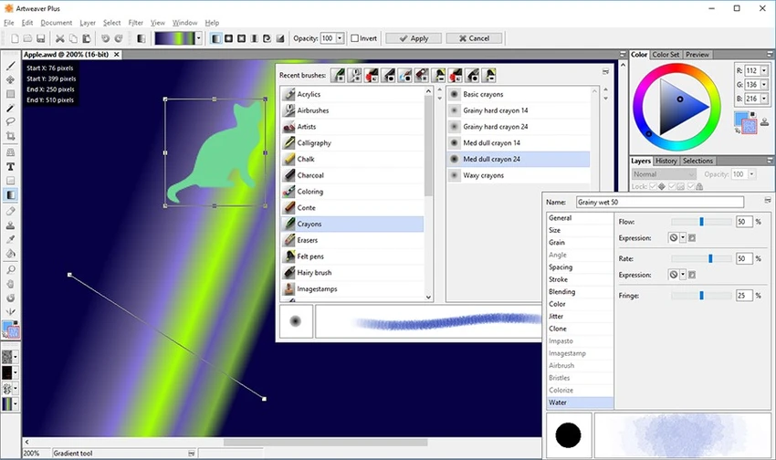 Artweaver Plus screenshot