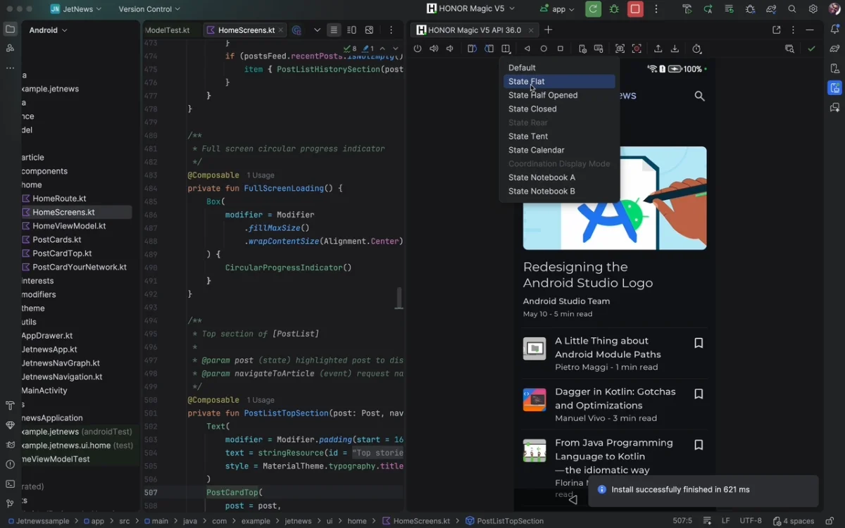 Android Studio screenshot