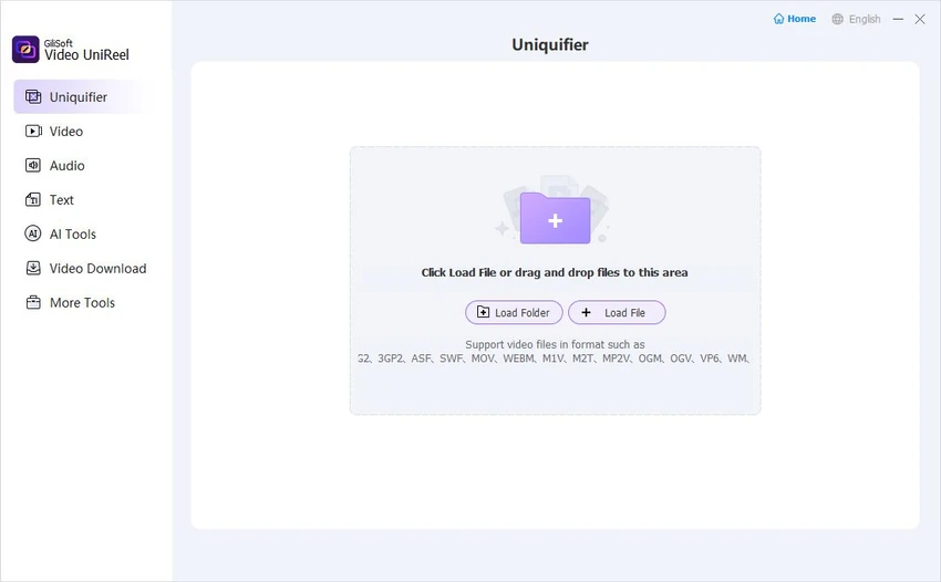 Gilisoft Video UniReel screenshot