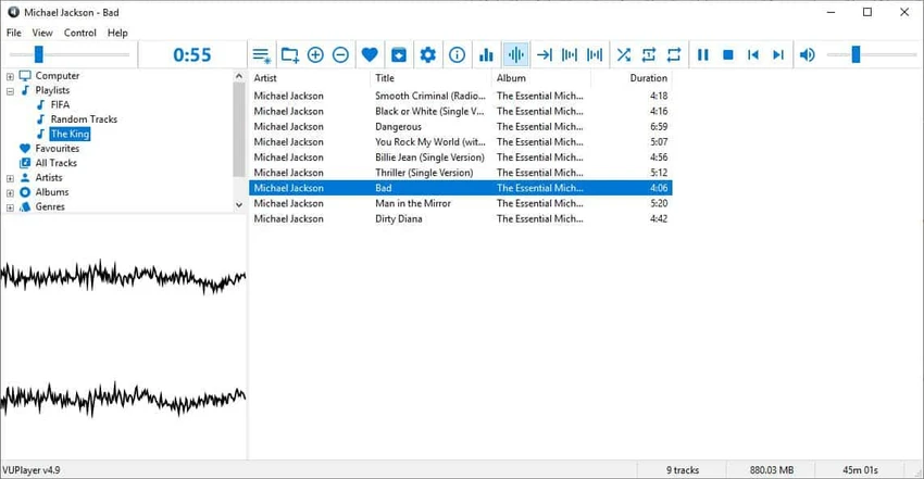 VUPlayer screenshot