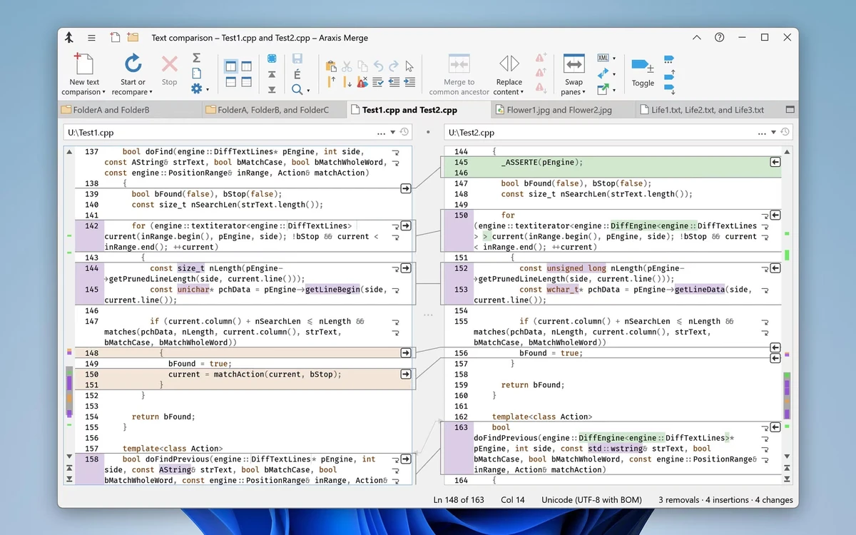 Araxis Merge screenshot