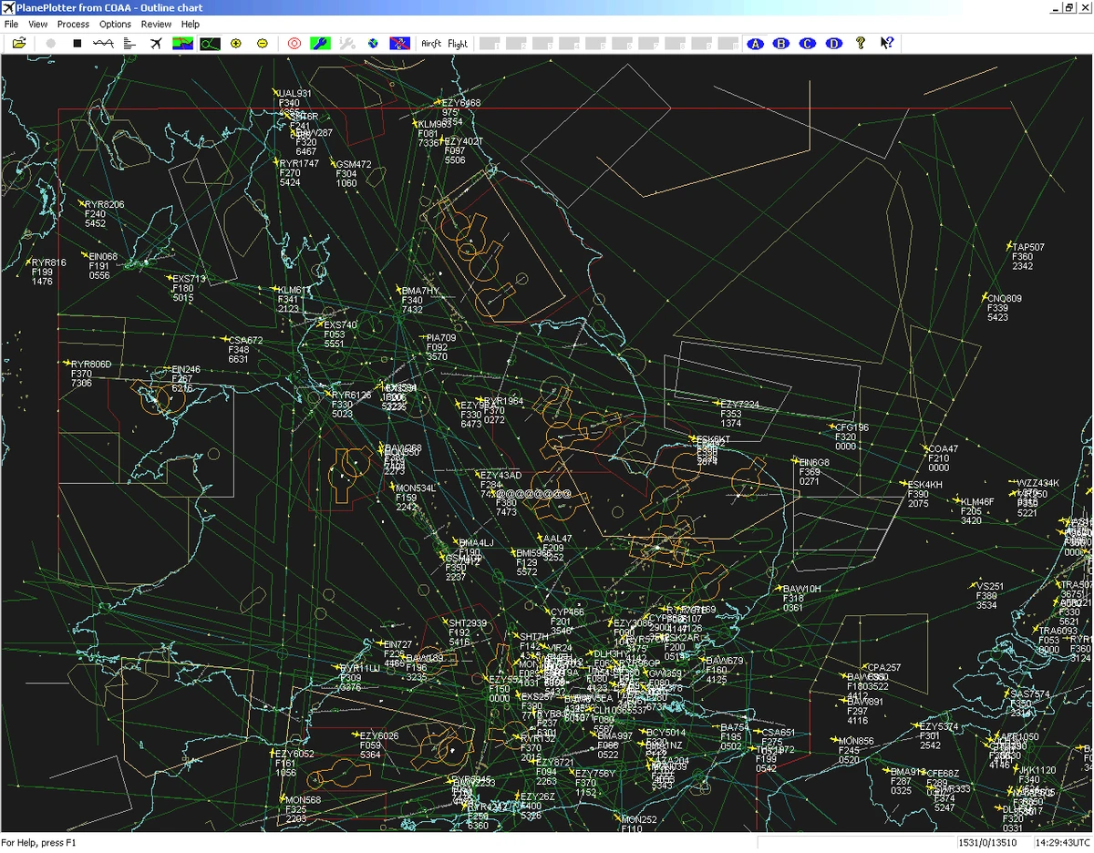 COAA PlanePlotter screenshot
