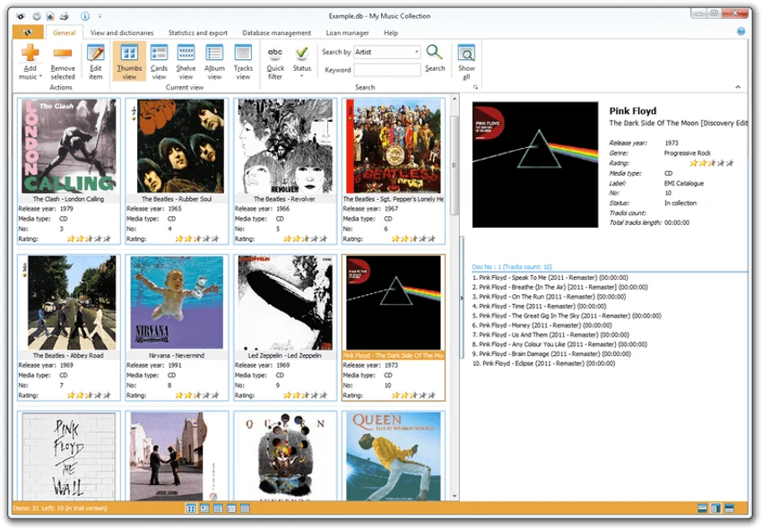 My Music Collection screenshot