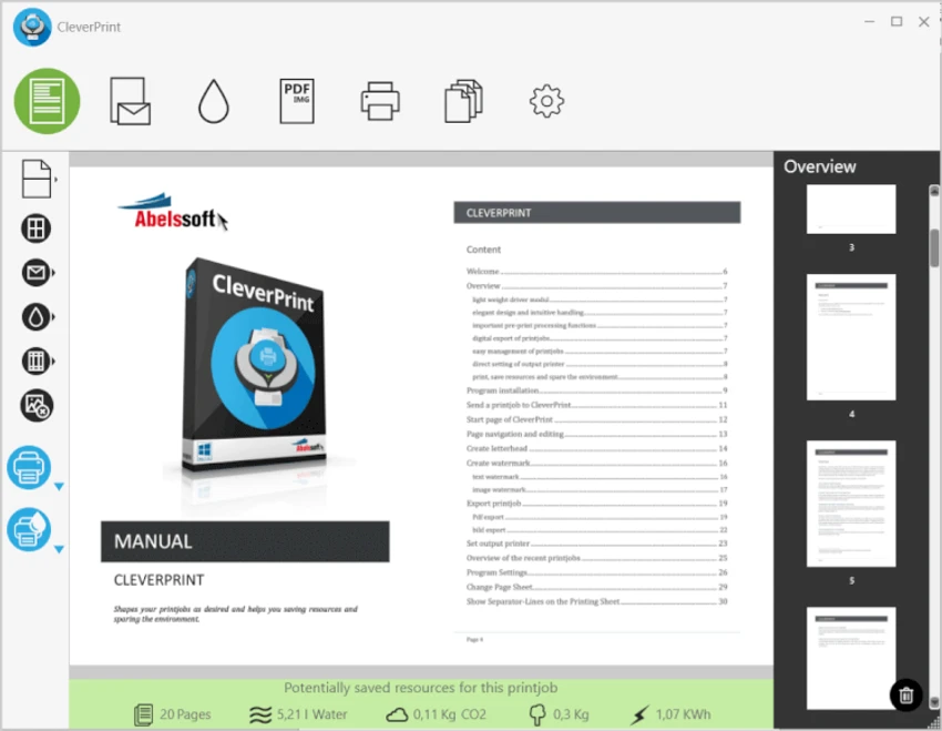 CleverPrint screenshot