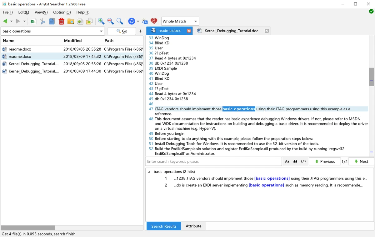 AnyTXT Searcher screenshot