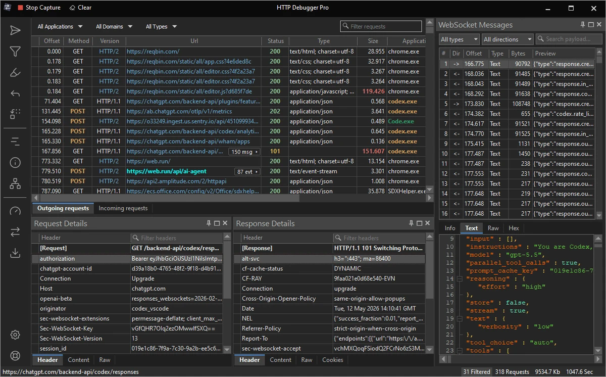 HTTP Debugger Pro screenshot