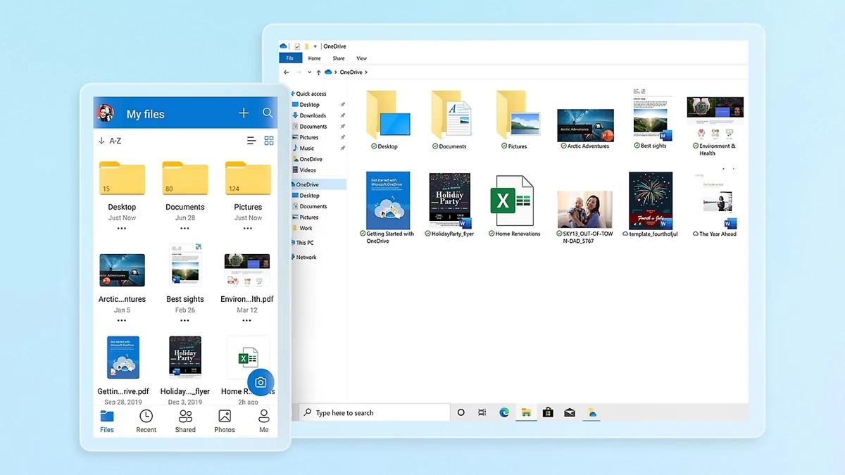Microsoft OneDrive screenshot