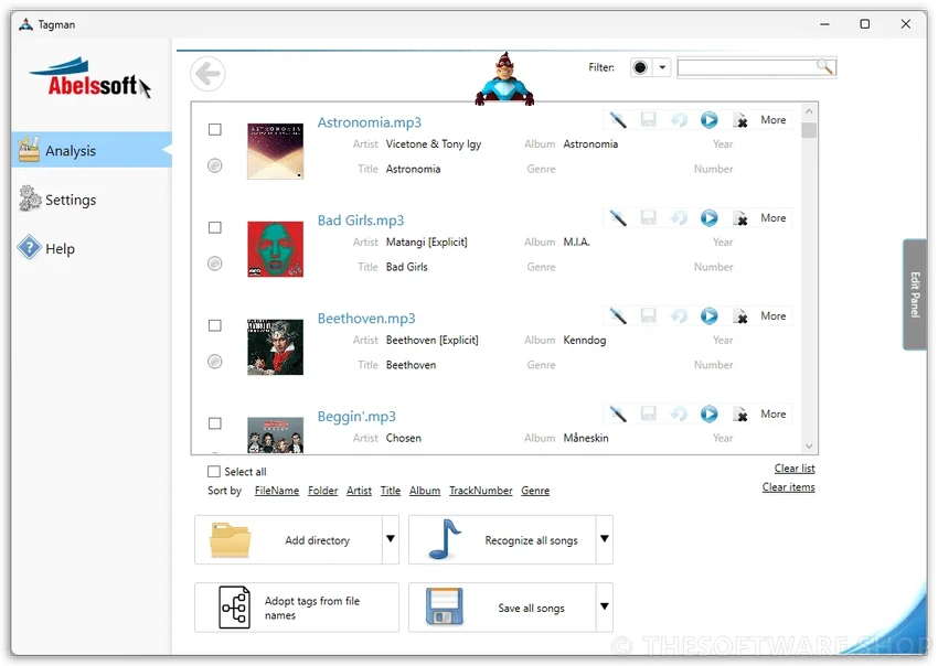 Tagman screenshot