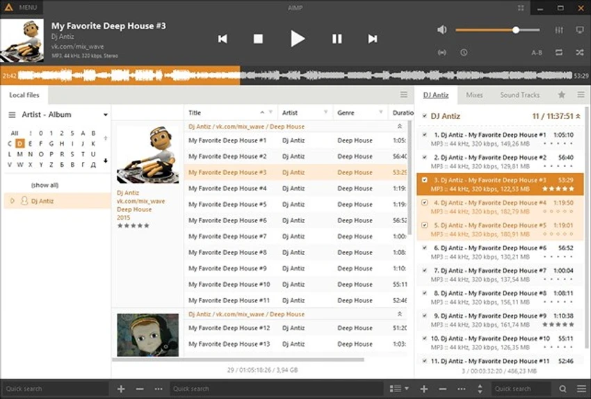 AIMP screenshot