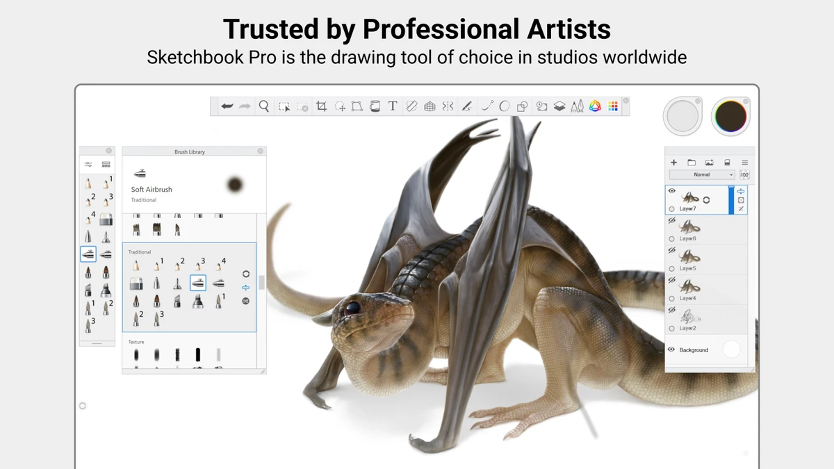 Sketchbook Pro screenshot