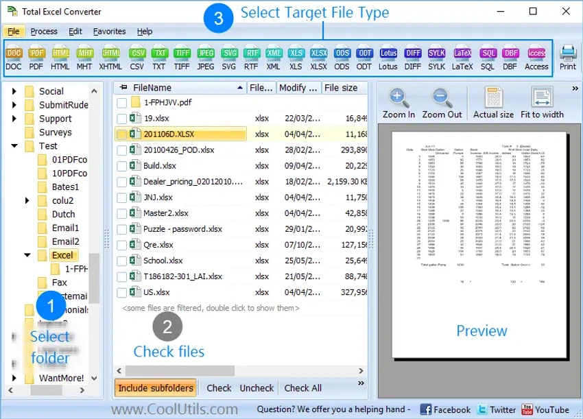Total Excel Converter screenshot