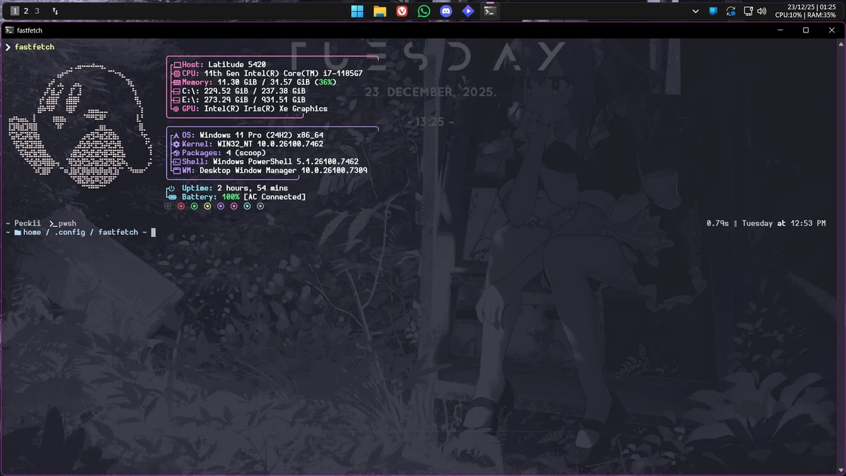 Fastfetch screenshot