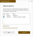 Prevent Restore screenshot