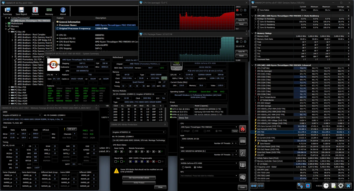 HWiNFO Portable screenshot