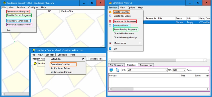 Sandboxie-Plus screenshot