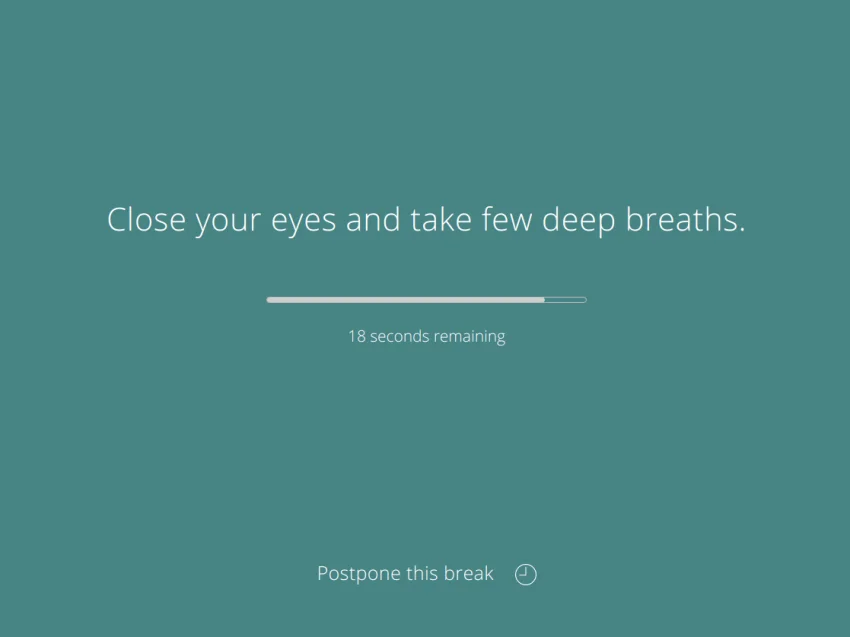 Stretchly screenshot