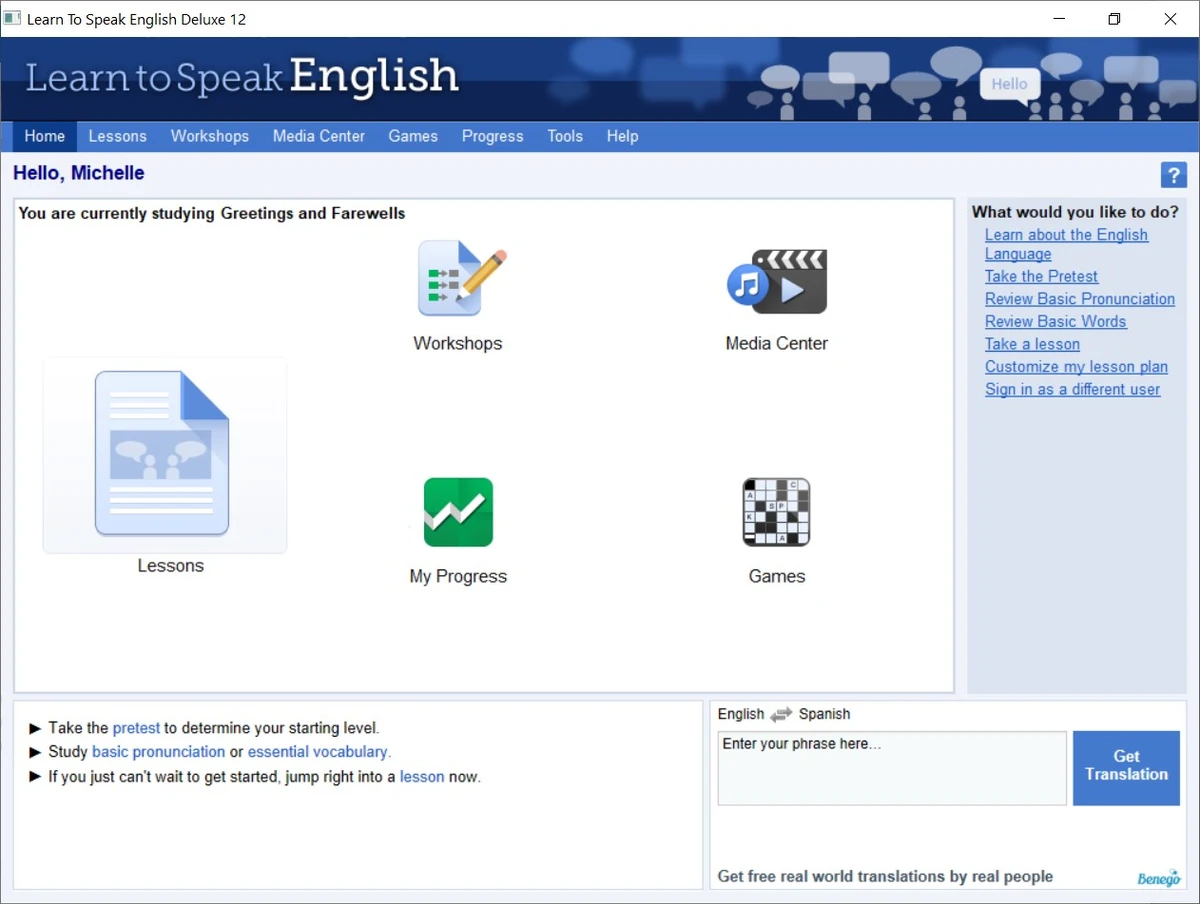 Learn to Speak English screenshot